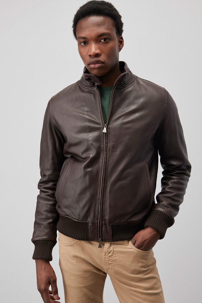 BARRACUDA JACKET IN LEATHER