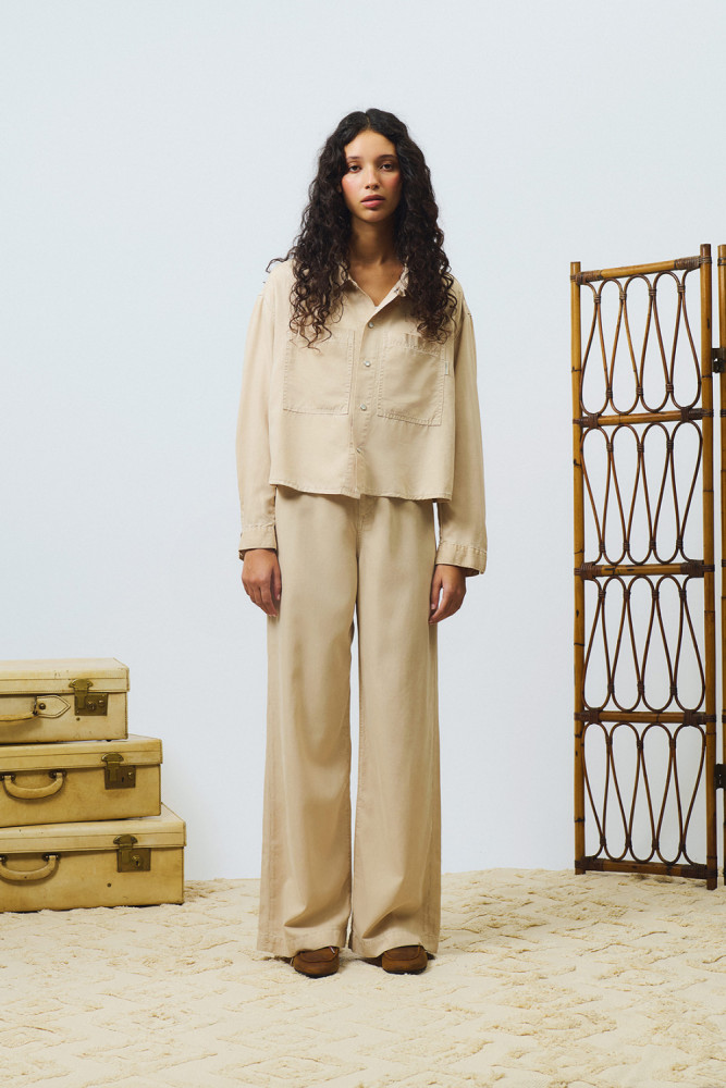 CAMICIA FATIGUE IN TENCEL