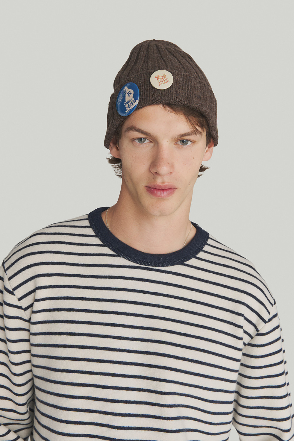 ROY ROGERS: BEANIE IN CASHMERE RICICLATO