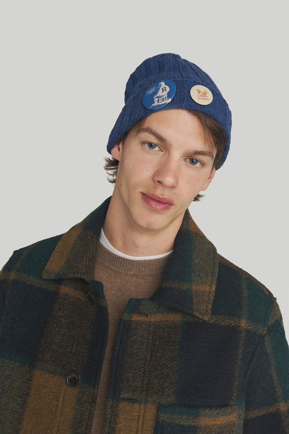 ROY ROGERS: RECYCLED CASHMERE BEANIE HAT