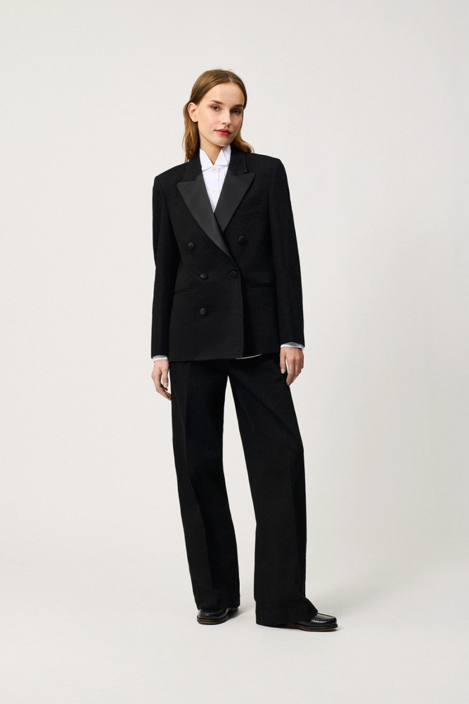 BLAZER DOPPIOPETTO TUXEDO IN DENIM 
