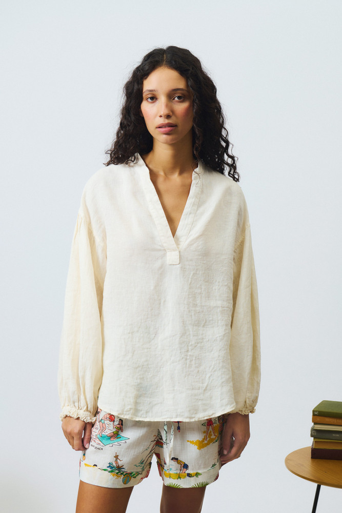 BLUSA ELOISE IN LINO 