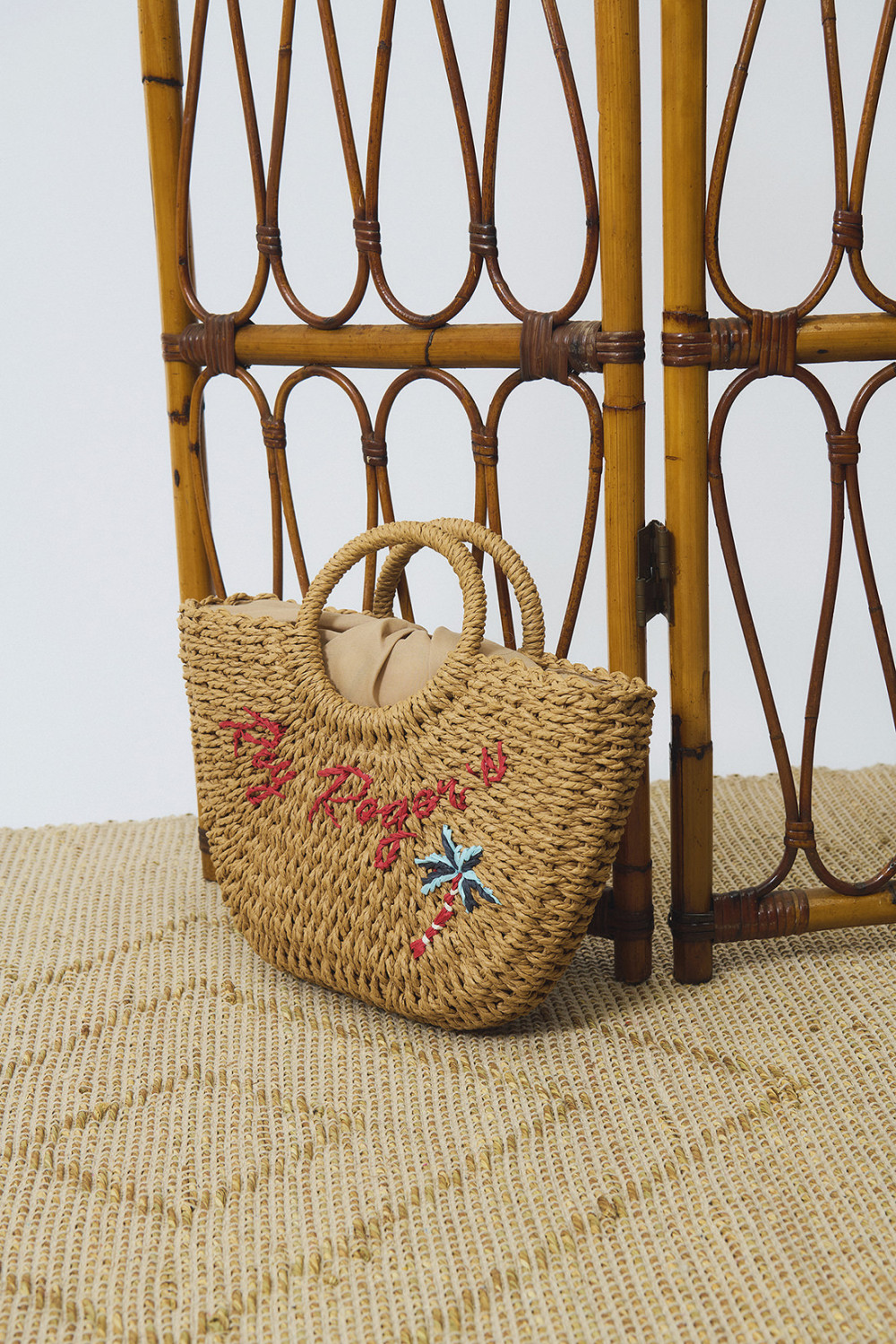 ROY ROGERS: BORSA PANIER MEDIA IN CARTA INTRECCIATABORSA PANIER MEDIA IN CARTA INTRECCIATA