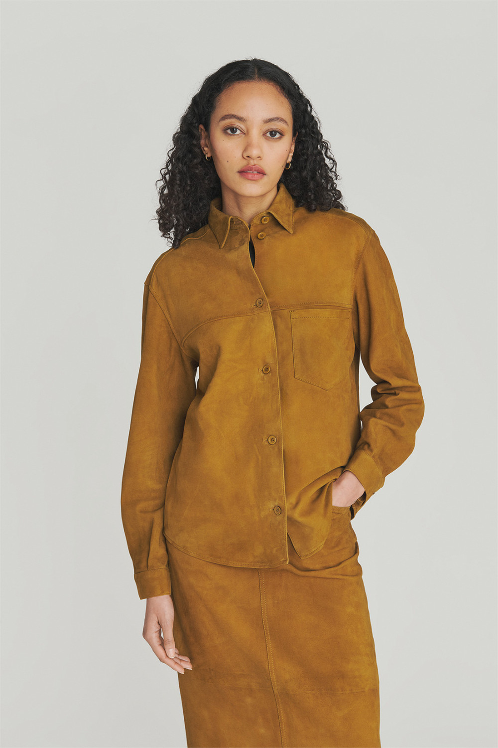 ROY ROGERS: CAMICIA DAISY IN SUEDE