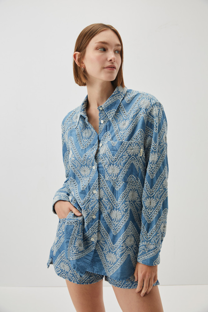 CAMICIA EASY OLD GLORY CHAMBRAY