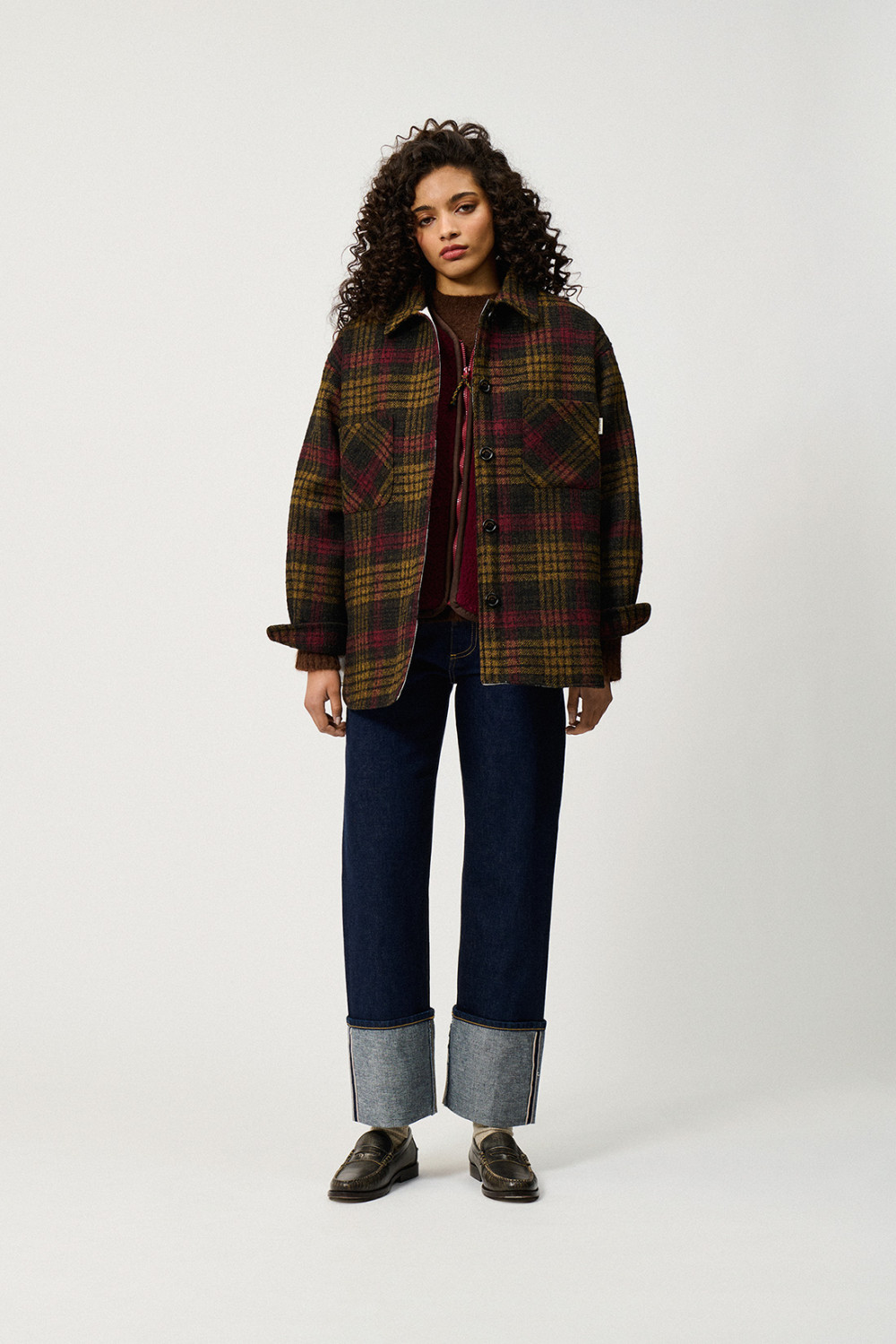 ROY ROGERS: CHECKED WOOL SHIRT