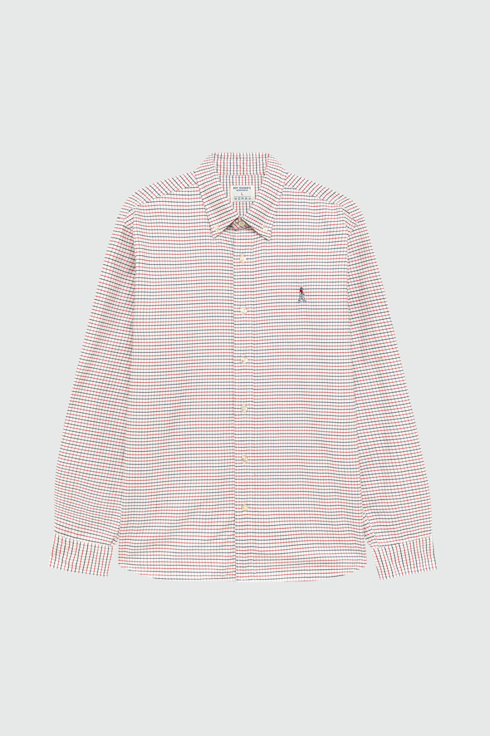 ROY ROGERS: JOHN OXFORD CHECK PRINT SHIRT