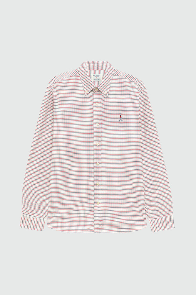 JOHN OXFORD CHECK PRINT SHIRT