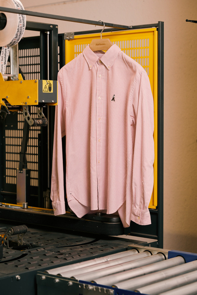 CAMICIA JOHN OXFORD A RIGHE