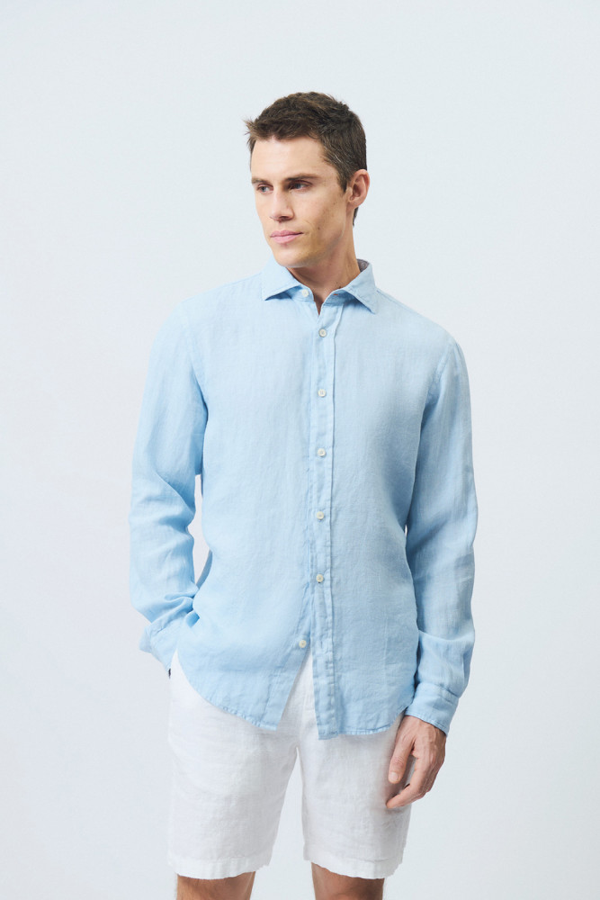 CAMICIA PIERCE IN LINO