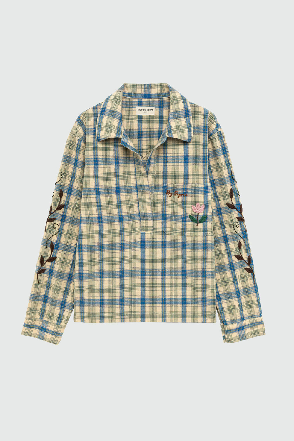 ROY ROGERS: CAMICIA PIJAMA A QUADRI