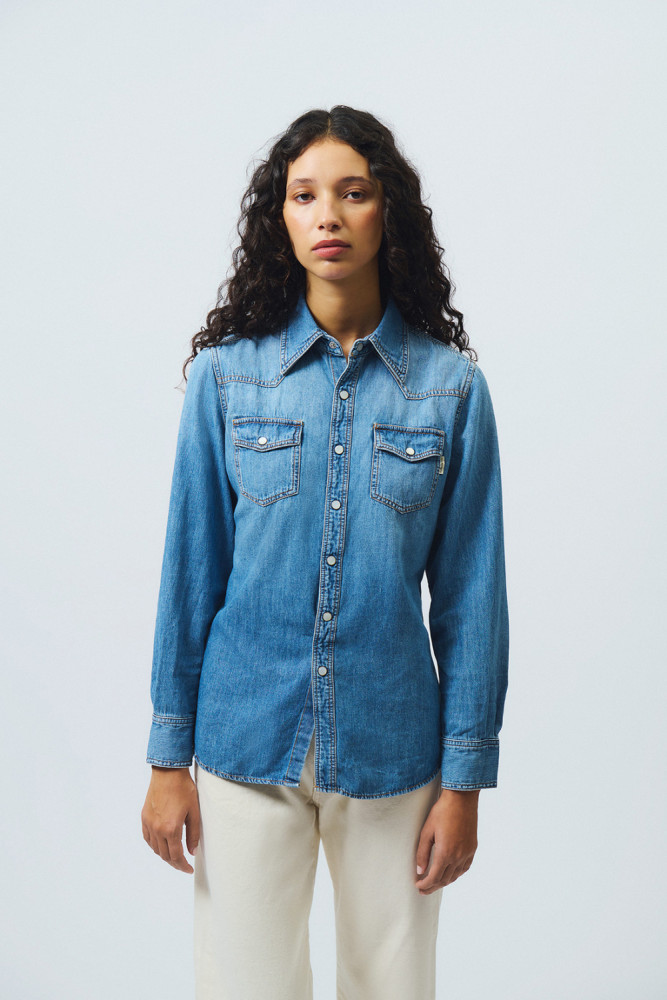 CAMICIA RANCH IN DENIM
