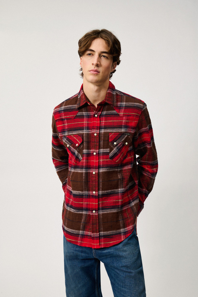 CAMICIA WESTERN A QUADRI