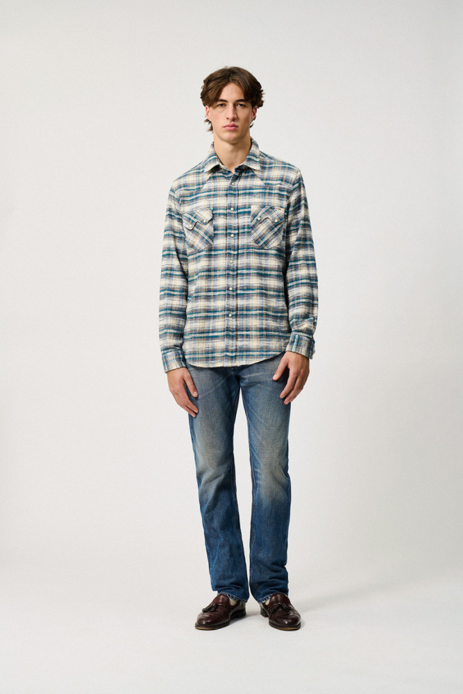 CAMICIA WESTERN A QUADRI