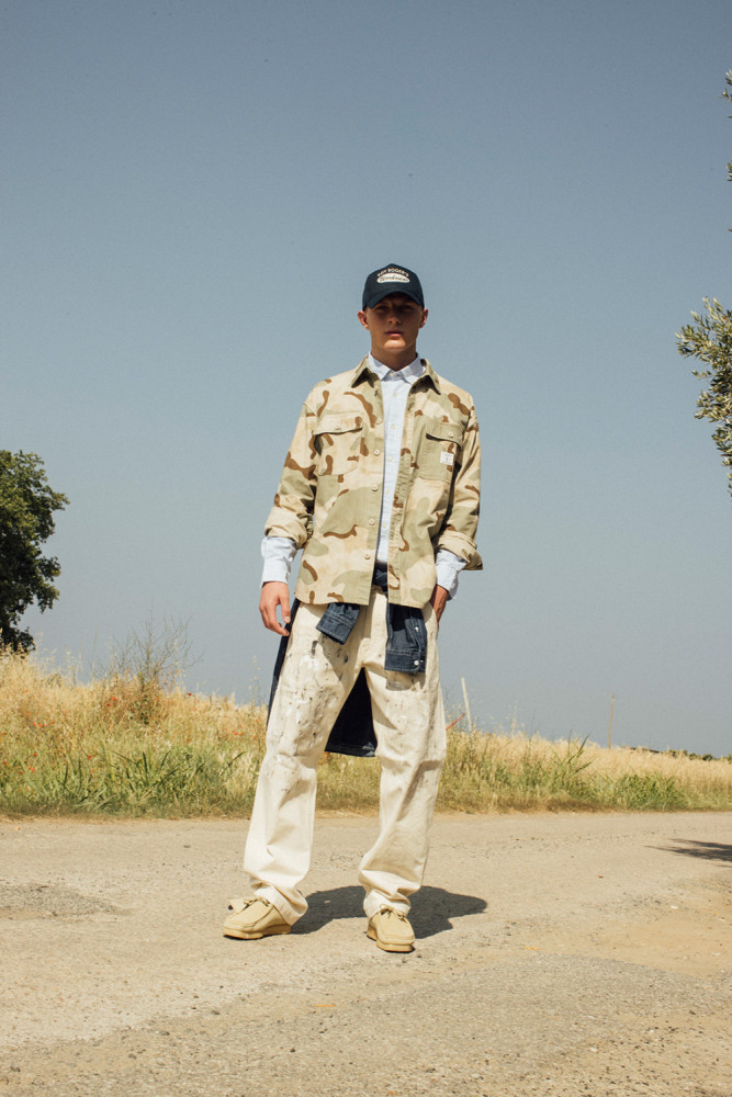 CAMICIA WORK CON MOTIVO CAMOUFLAGE