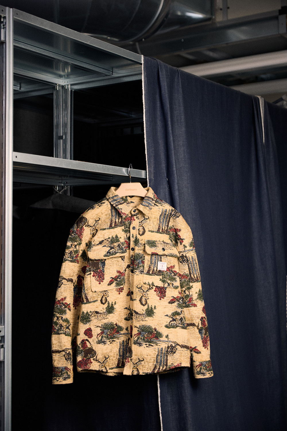 ROY ROGERS: CAMICIA WORK JACQUARD