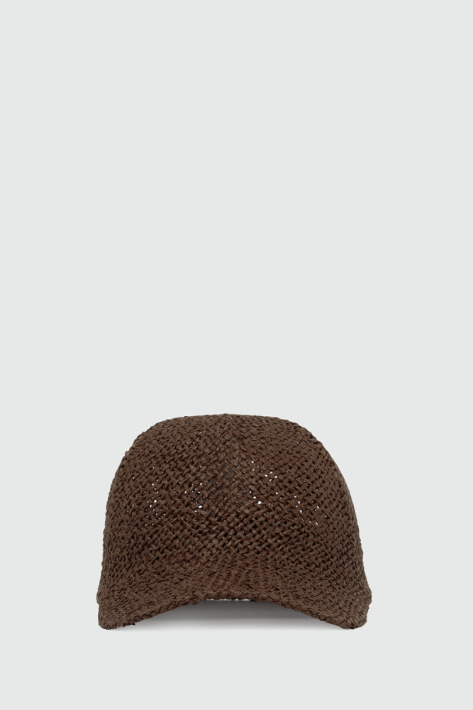 BASEBALL CAP IN WOVEN PAPER