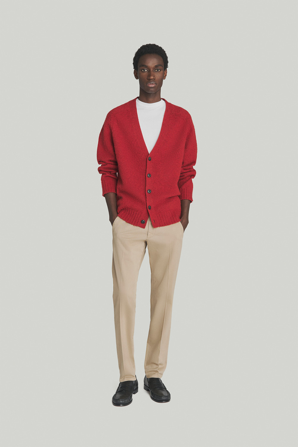 ROY ROGERS: CARDIGAN IN LANA SHETLAND