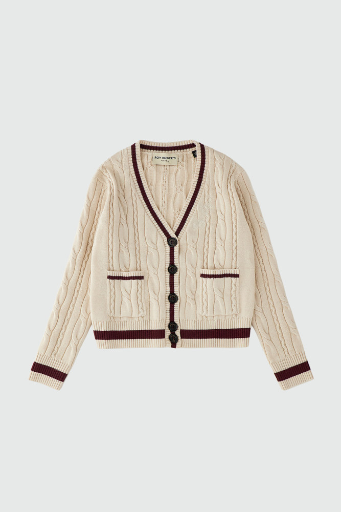 CARDIGAN SCALDACUORE IN COTONE E LANA