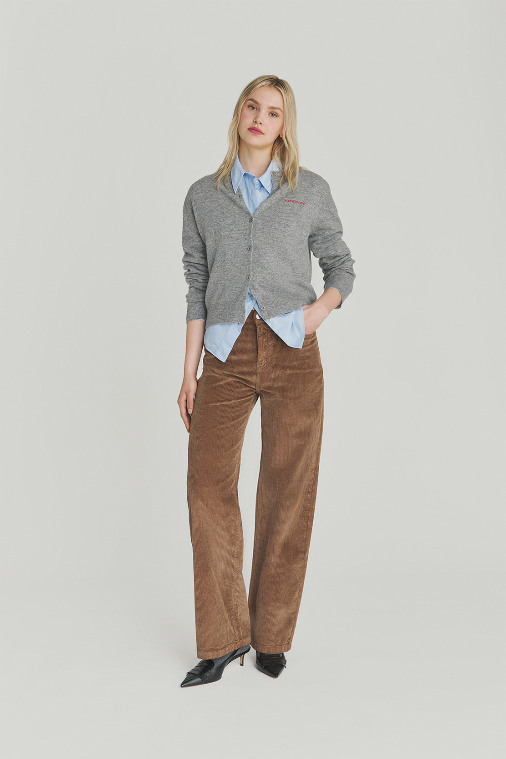 ROY ROGERS: CARDIGAN SOFT TOUCH IN LANA E CASHMERE