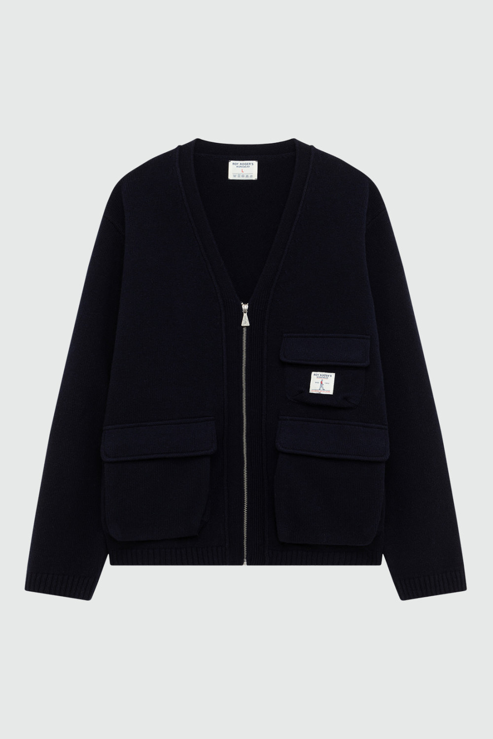 ROY ROGERS: UTILITY CARDIGAN IN MERINO WOOL