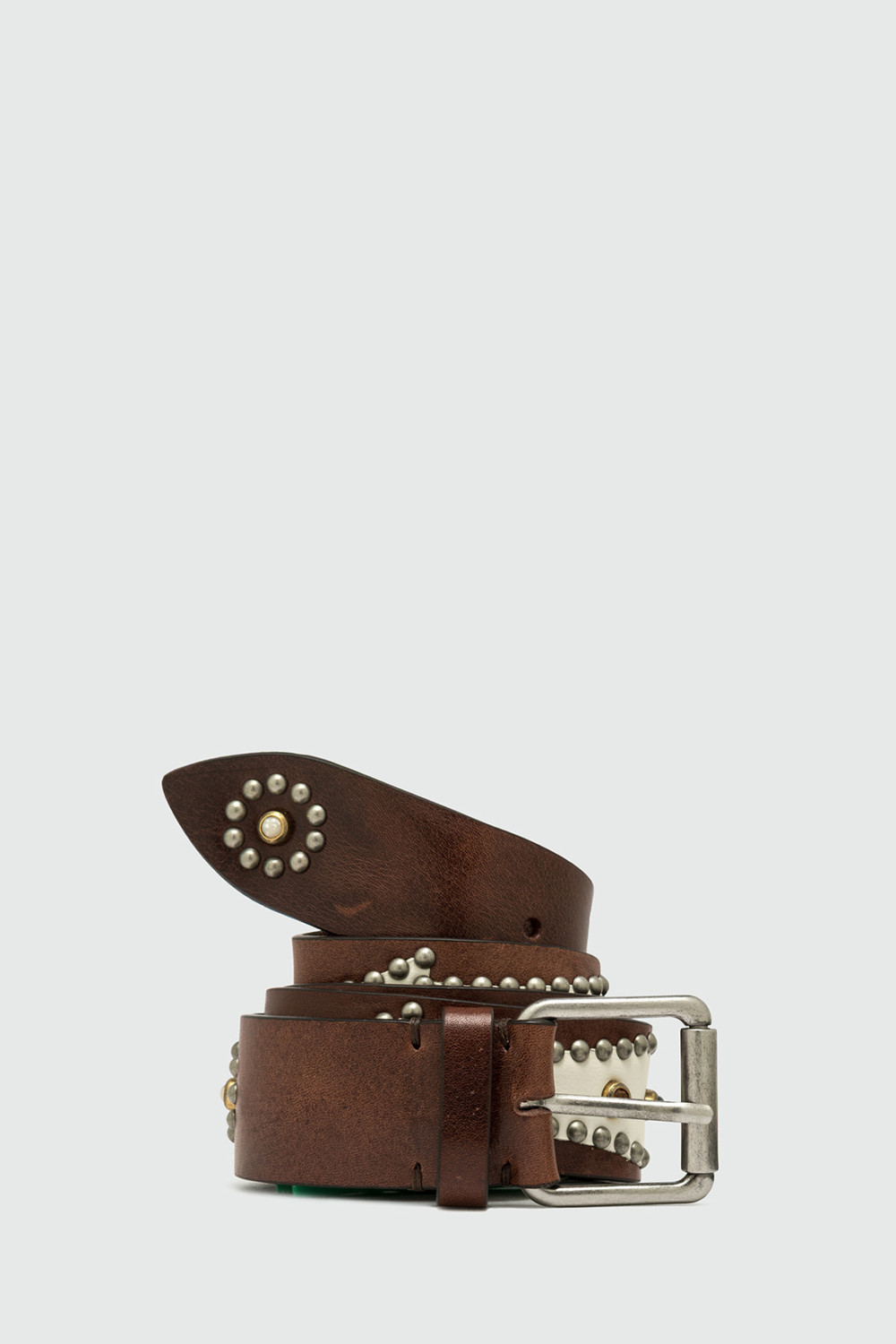 ROY ROGERS: LEATHER VINTAGE 50's BIKER BELT
