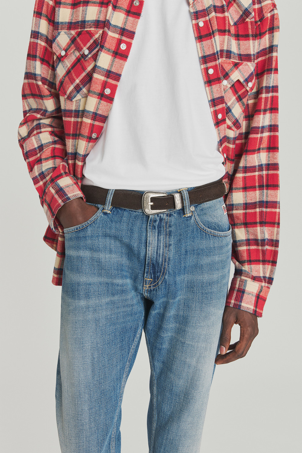 ROY ROGERS: CINTURA MESCAL IN SUEDE CRUST