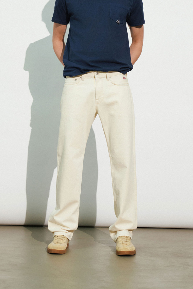 CULT WIDE SELVEDGE BAR DENIM BULL SW