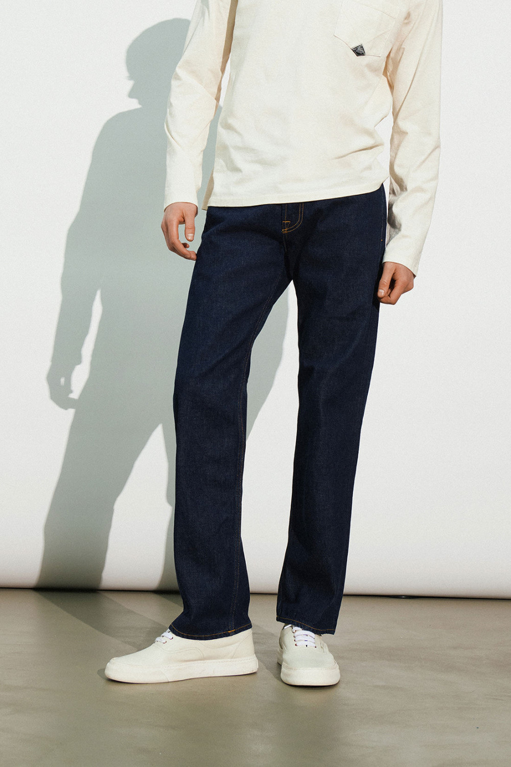 ROY ROGERS: CULT WIDE SELVEDGE BAR DENIM JAPANESE RINSE
