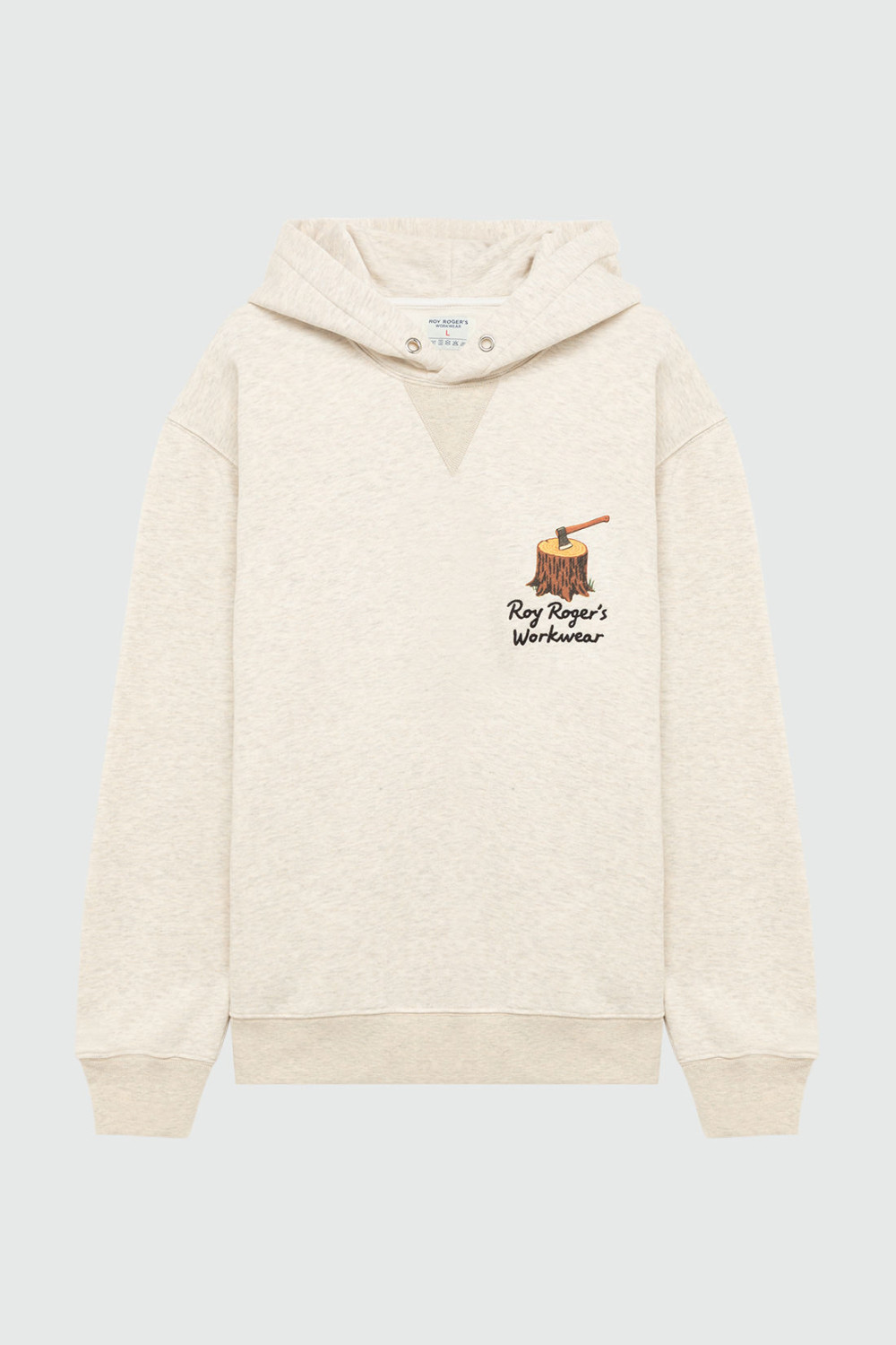 ROY ROGERS: HOODED SWEATSHIRT WITH AXE PRINT