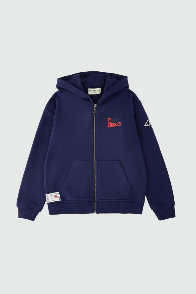 HOODED SWEATSHIRT WITH ZIP