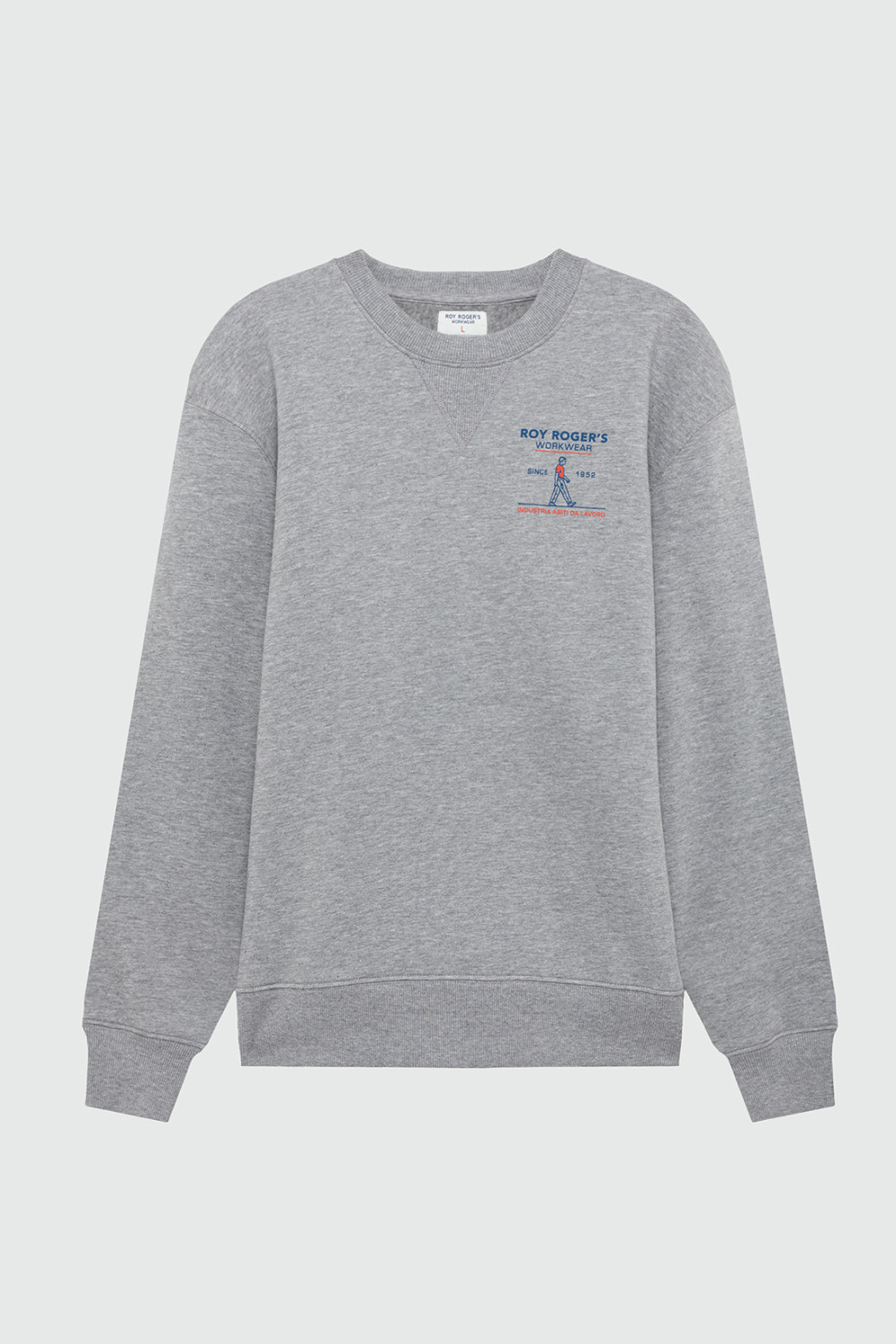 ROY ROGERS: FELPA GIROCOLLO CON LOGO