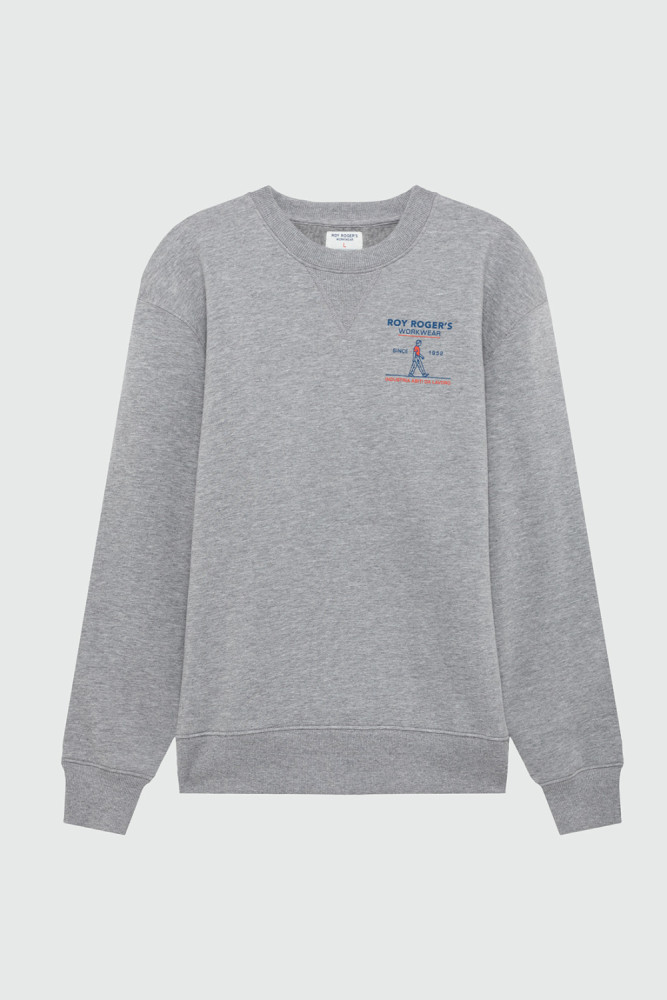 FELPA GIROCOLLO CON LOGO