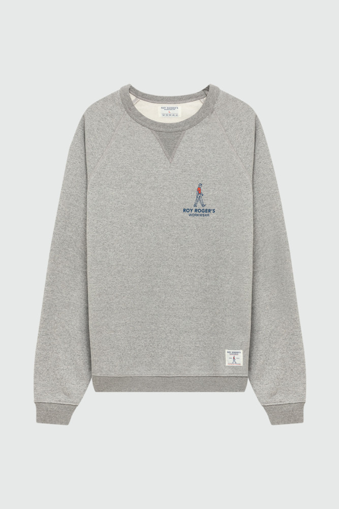 CREW NECK SWEATSHIRT WITH LOGO