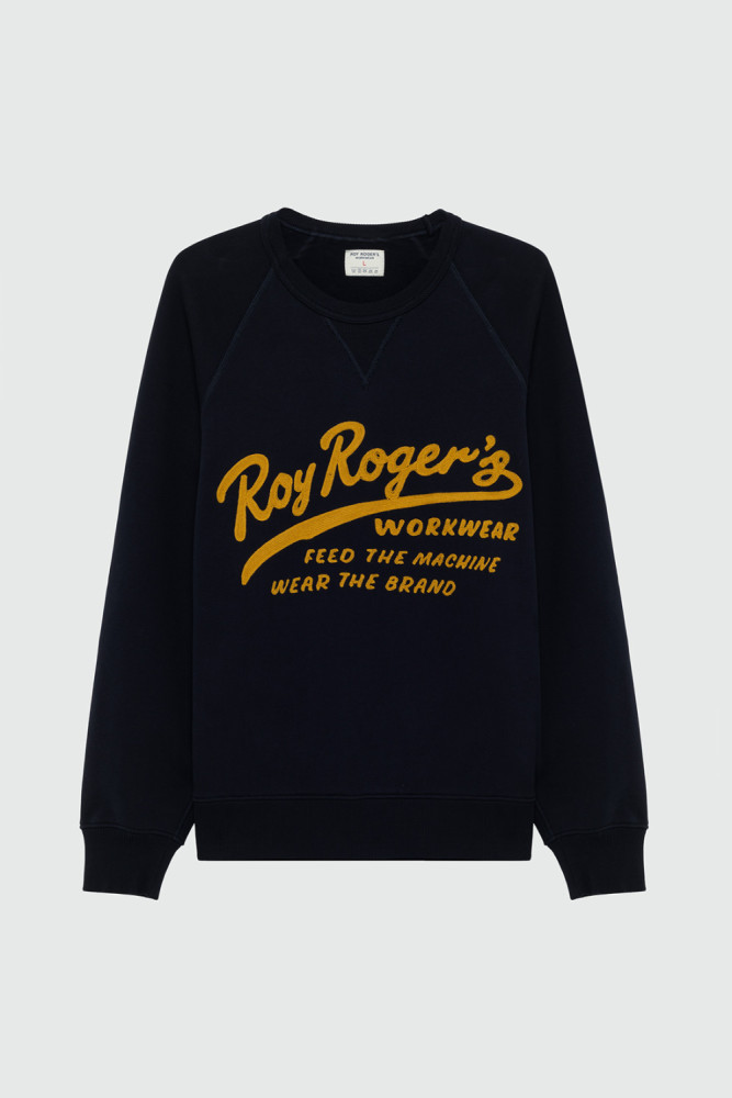 FELPA GIROCOLLO CON RICAMO FEED THE MACHINE