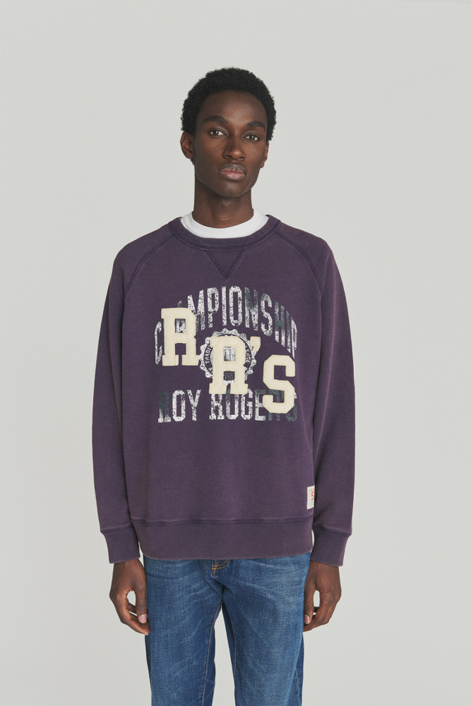 CREWNECK SWEATSHIRT WITH CHAMPIONSHIP PRINT