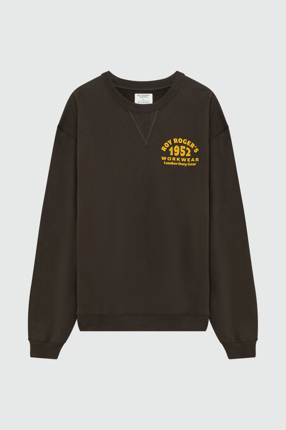 ROY ROGERS: CREW NECK SWEATSHIRT WITH LUMBERDUTY PRINT