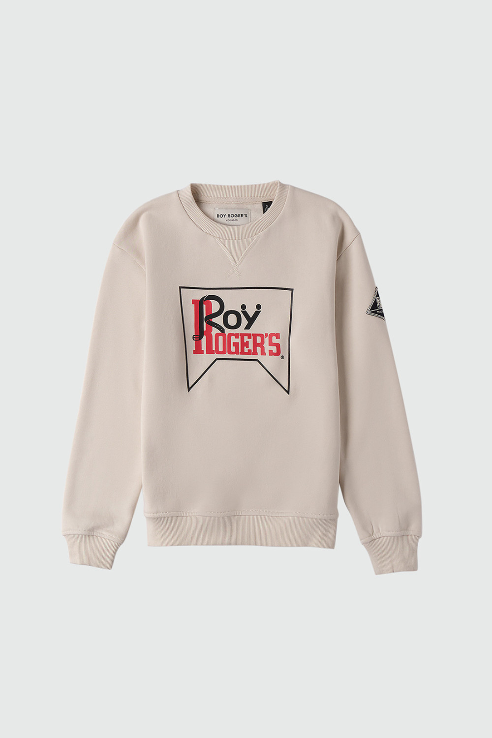 ROY ROGERS: FELPA GIROCOLLO IN COTONE