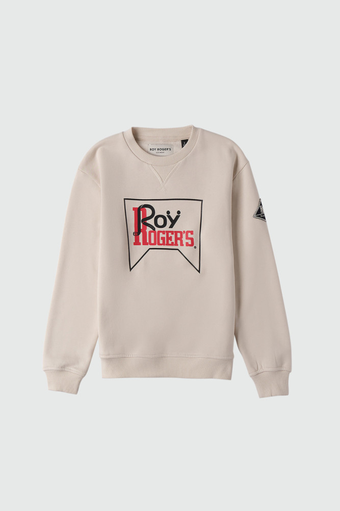 FELPA GIROCOLLO IN COTONE