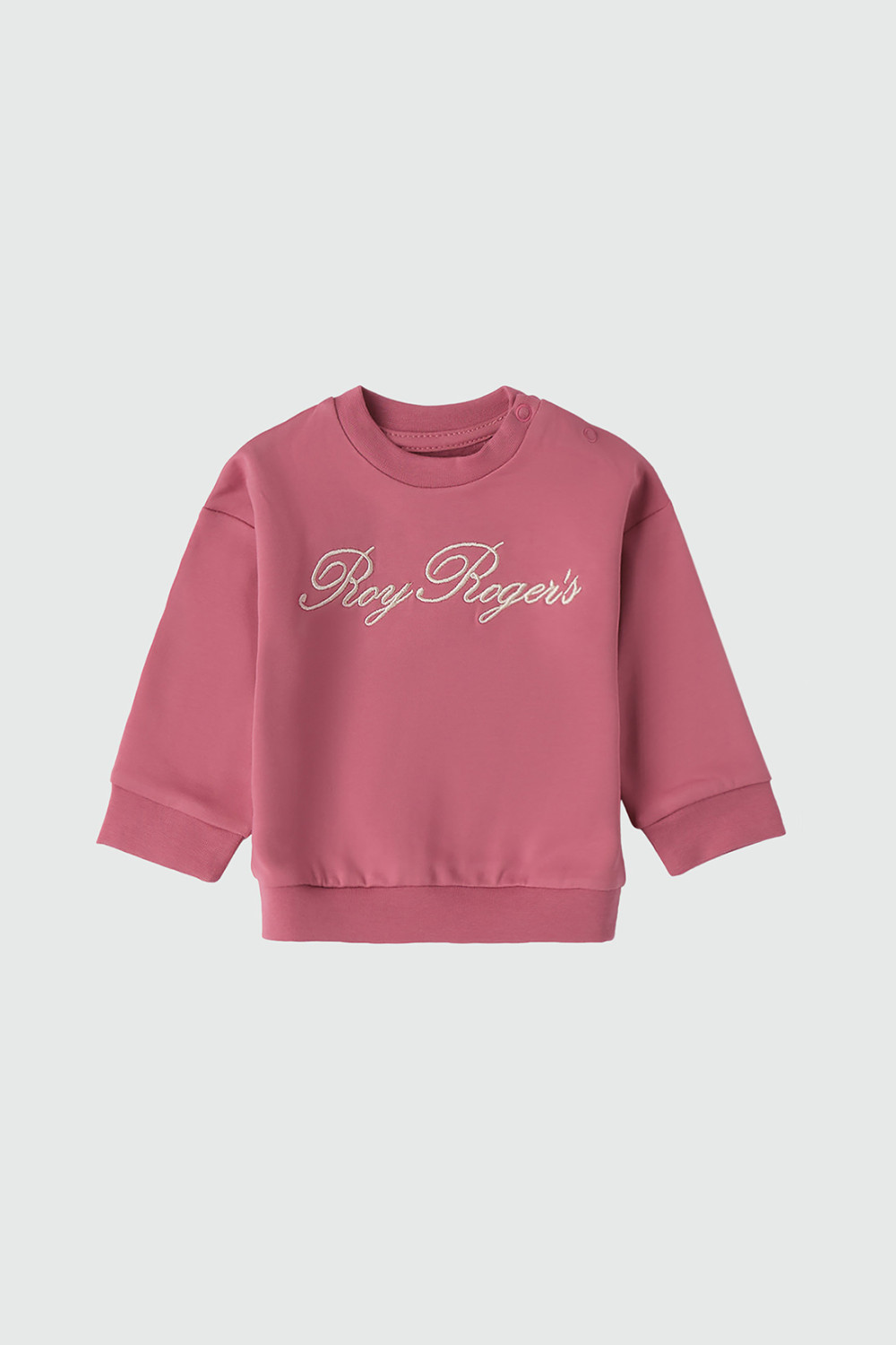 ROY ROGERS: FELPA GIROCOLLO IN COTONE