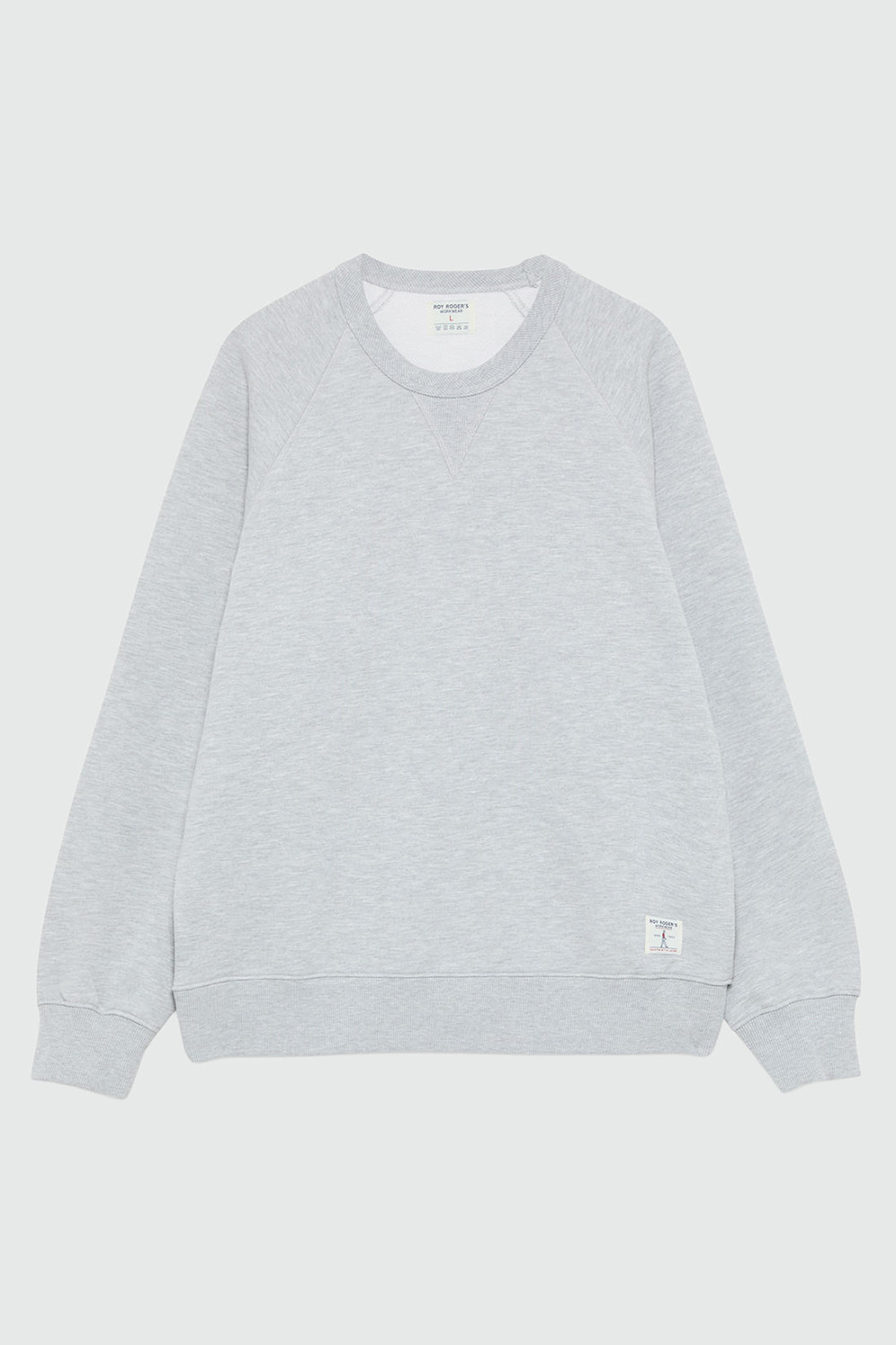 ROY ROGERS: FELPA GIROCOLLO WASHED