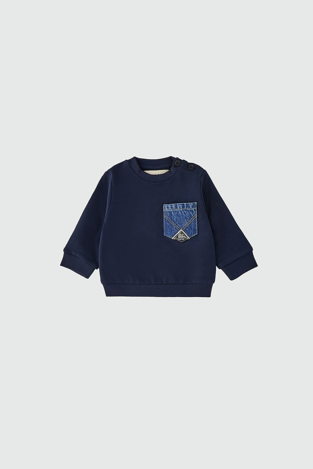 ROY ROGERS: COTTON POCKET SWEATSHIRT