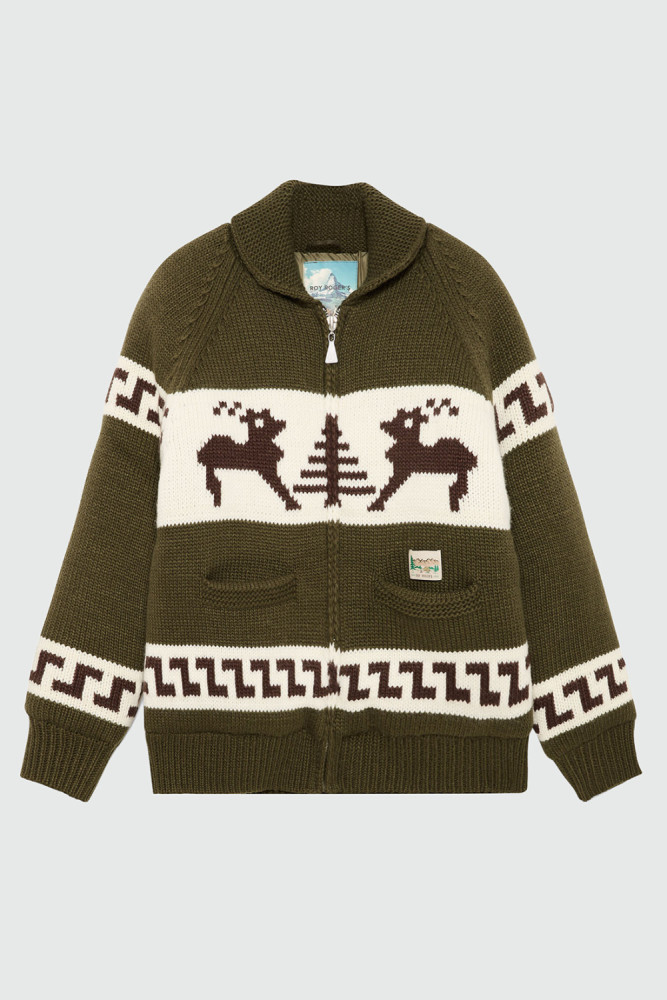 COWICHAN JACKET IN JACQUARD