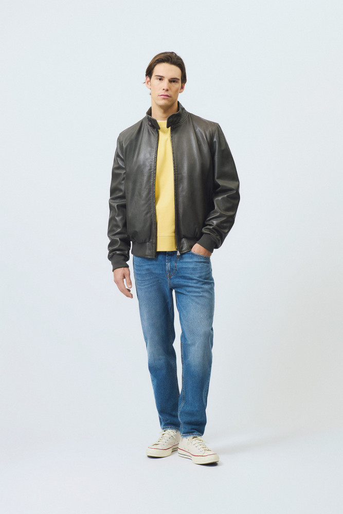 NEW BARRACUDA JACKET IN LEATHER