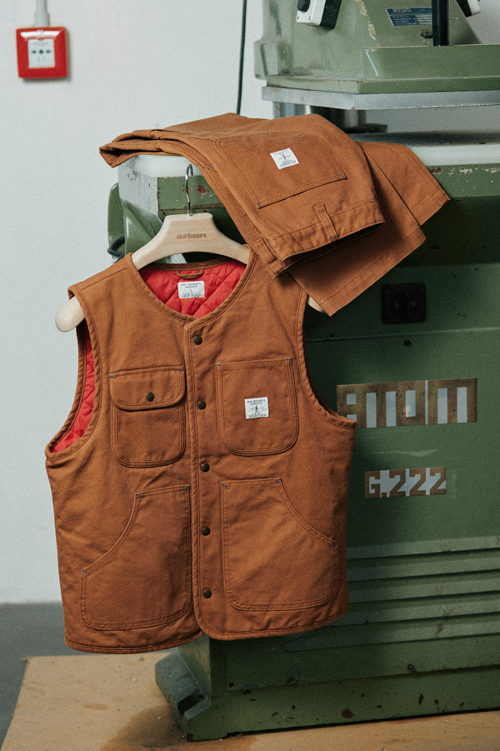 ROY ROGERS: GILET IN CANVAS