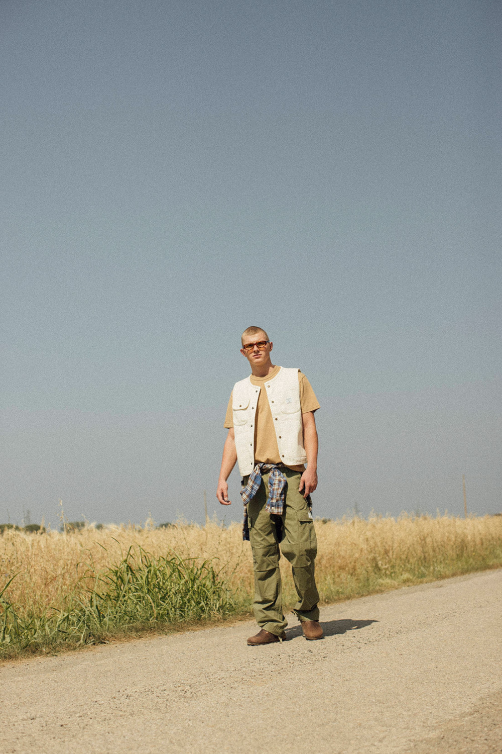 ROY ROGERS: GILET IN CANVAS