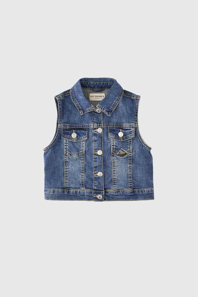GILET SANTA CRUZ IN DENIM
