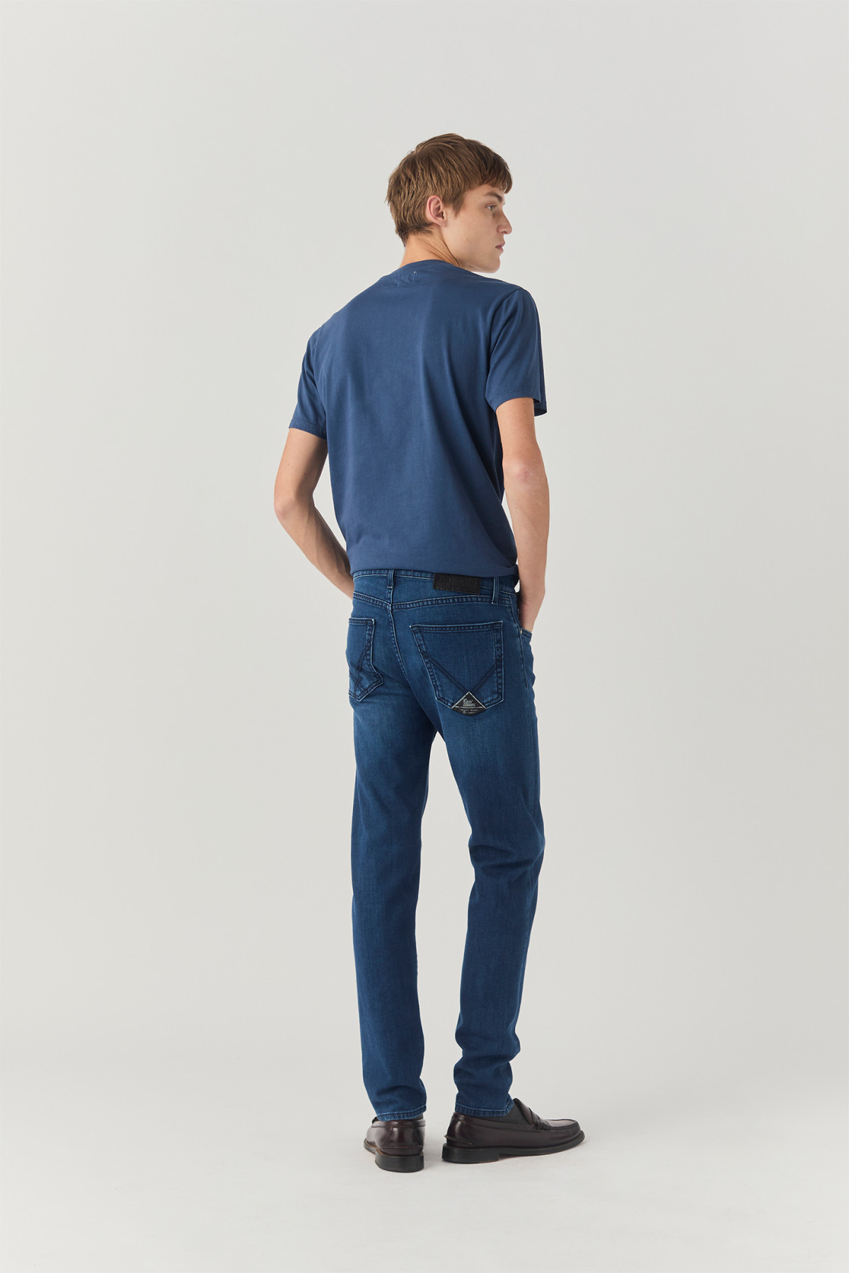 ROY ROGER'S Jeans Special Man 517 - Denim Elastic Blue, Taglia 36 - Vestibilità Slim Aderente - 2