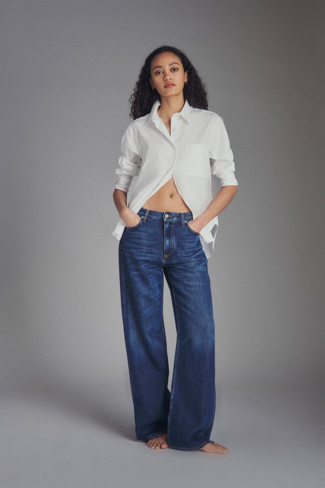 SUPER WIDE GATES JEANS