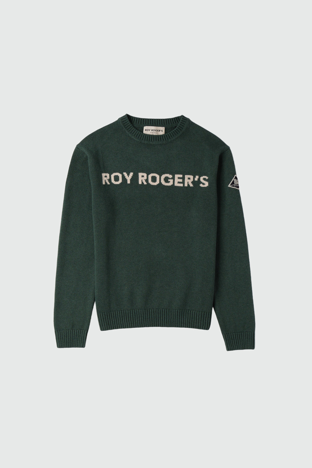 ROY ROGERS: MAGLIA GIROCOLLO IN COTONE